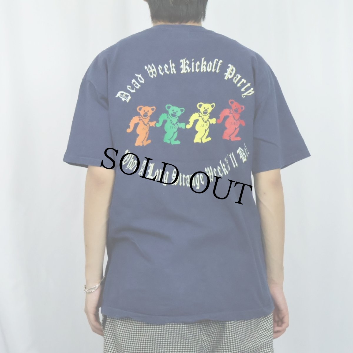 画像4: 90's GRATEFUL DEAD "Dead Week Kickoff Party" ロックバンドTシャツ NAVY XL (4)