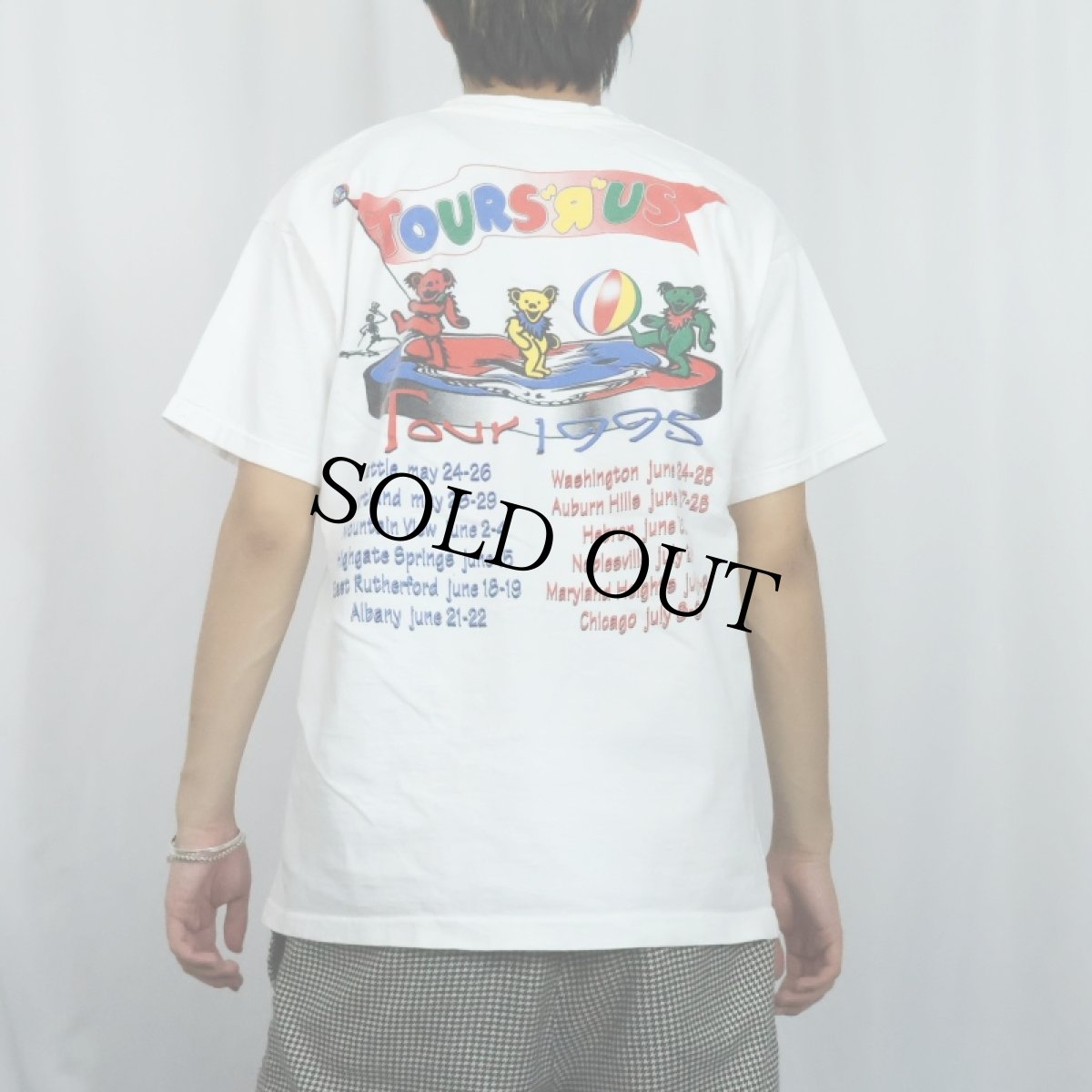 画像4: 90's GRATEFUL DEAD "TOU R SOUS" ロックバンドTシャツ (4)