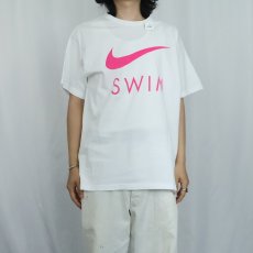 画像3: 90〜2000's NIKE USA製 "SWIM” ロゴプリントTシャツ M (3)
