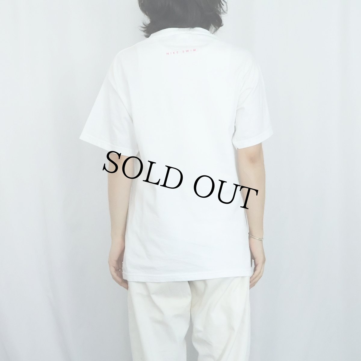 画像4: 90〜2000's NIKE USA製 "SWIM” ロゴプリントTシャツ M (4)