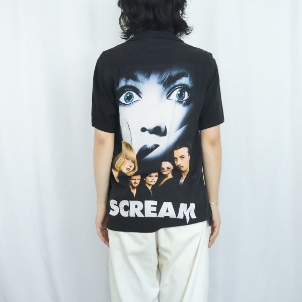 SCREAM　スクリーム　ホラー映画　ポスター　海外古着　半袖　大きいサイズ　黒 スクリーム ムービー 黒 ブラック 半袖 | ビンテージ古着屋Feeet 通販