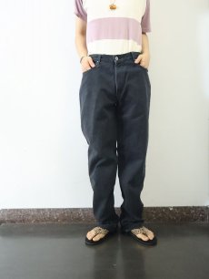 画像2: 90's Levi's SILVERTAB USA製 "Loose" ブラックデニムパンツ W34 (2)