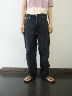 画像2: 90's Levi's SILVERTAB USA製 "Loose" ブラックデニムパンツ W33 (2)