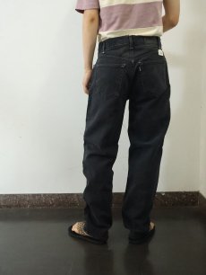 画像3: 90's Levi's SILVERTAB USA製 "Loose" ブラックデニムパンツ W33 (3)