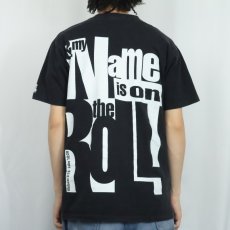 画像3: 90's ONE WAY OUT SHIRT USA製 "My Foot Is On The Rock" メッセージプリントTシャツ BLACK L (3)