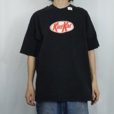 画像2: "KiefKat" お菓子パロディプリントTシャツ BLACK XL (2)