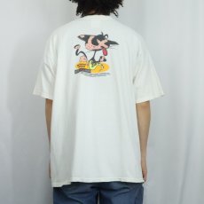 画像4: 90's killfrog.com "Kat vs. Cartoons" キャラクタープリントTシャツ XL (4)