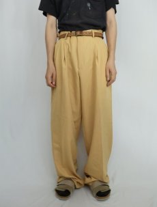 画像2: RANALLI ストライプ柄 ズートスラックス W35 (2)