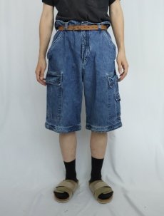 画像5: 【SALE】 no boundaries デタッチャブルデザイン 2WAY デニムカーゴパンツ W37 (5)