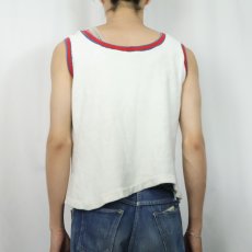 画像3: 70〜80's USA製 パイルタンクトップ L (3)