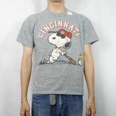 画像2: 70〜80's SNOOPY "CINCINNATI" キャラクタープリントTシャツ (2)