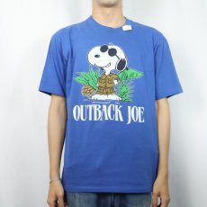 画像2: 70〜80's SNOOPY "OUTBACK JOE" キャラクタープリントTシャツ (2)