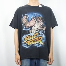 画像3: STREET FIGHTER 格闘ゲーム プリントTシャツ BLACK L (3)