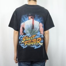 画像4: STREET FIGHTER 格闘ゲーム プリントTシャツ BLACK L (4)