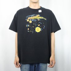 画像3: ATARI "ASTEROIDS" シューティングゲーム プリントTシャツ BLACK  (3)