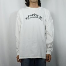 画像2: 2000's NIKE USA製 ロゴプリントロンＴ XL (2)