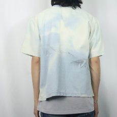 画像3: 90's VENICE Blues USA製 ブリーチ加工 ポケットTシャツ (3)