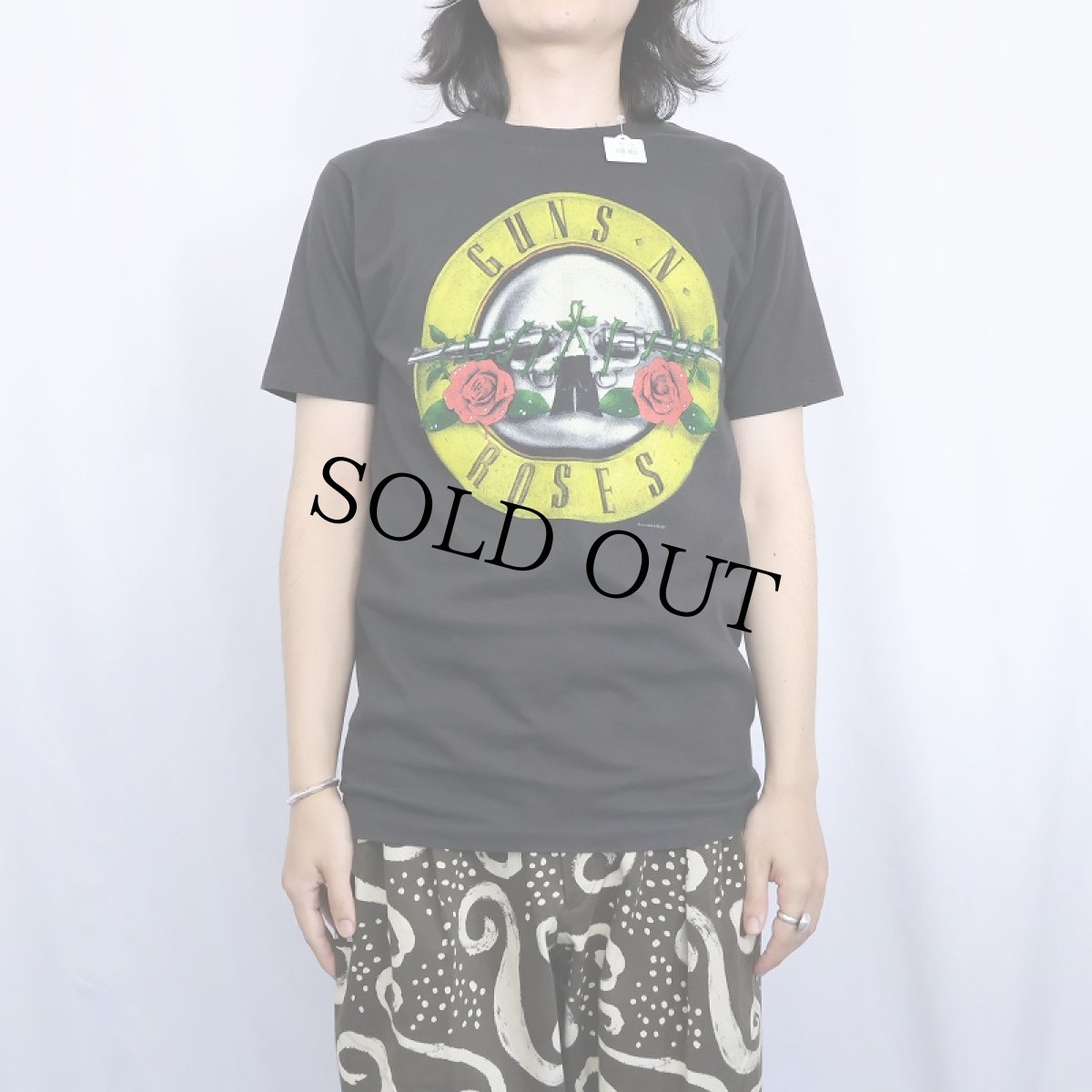 画像3: 80's GUNS N' ROSES USA製 ロックバンドTシャツ BLACK L (3)