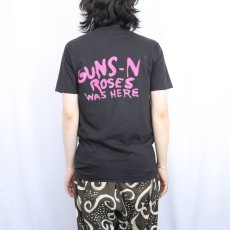 画像4: 80's GUNS N' ROSES USA製 ロックバンドTシャツ BLACK L (4)