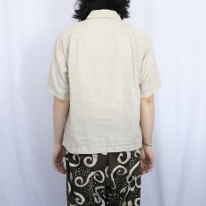 画像3: Brooks Brothers リネンシャツ M (3)