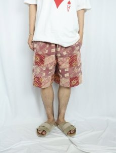 画像2: 90's POLO SPORT Ralph Lauren パッチワーク コットンスイムショーツ XL (2)