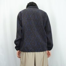 画像3: 2021AW Patagonia 総柄 スナップT M (3)