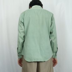 画像3: 70's Patagonia デカタグ コットンワークシャツ M (3)