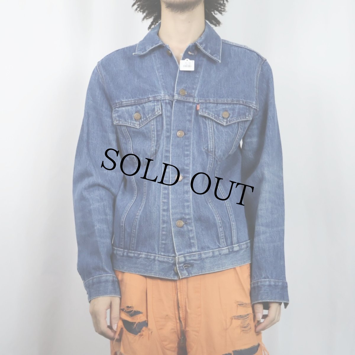 画像2: 80's〜 Levi's 75505-0217 デニムジャケット SIZE38 (2)