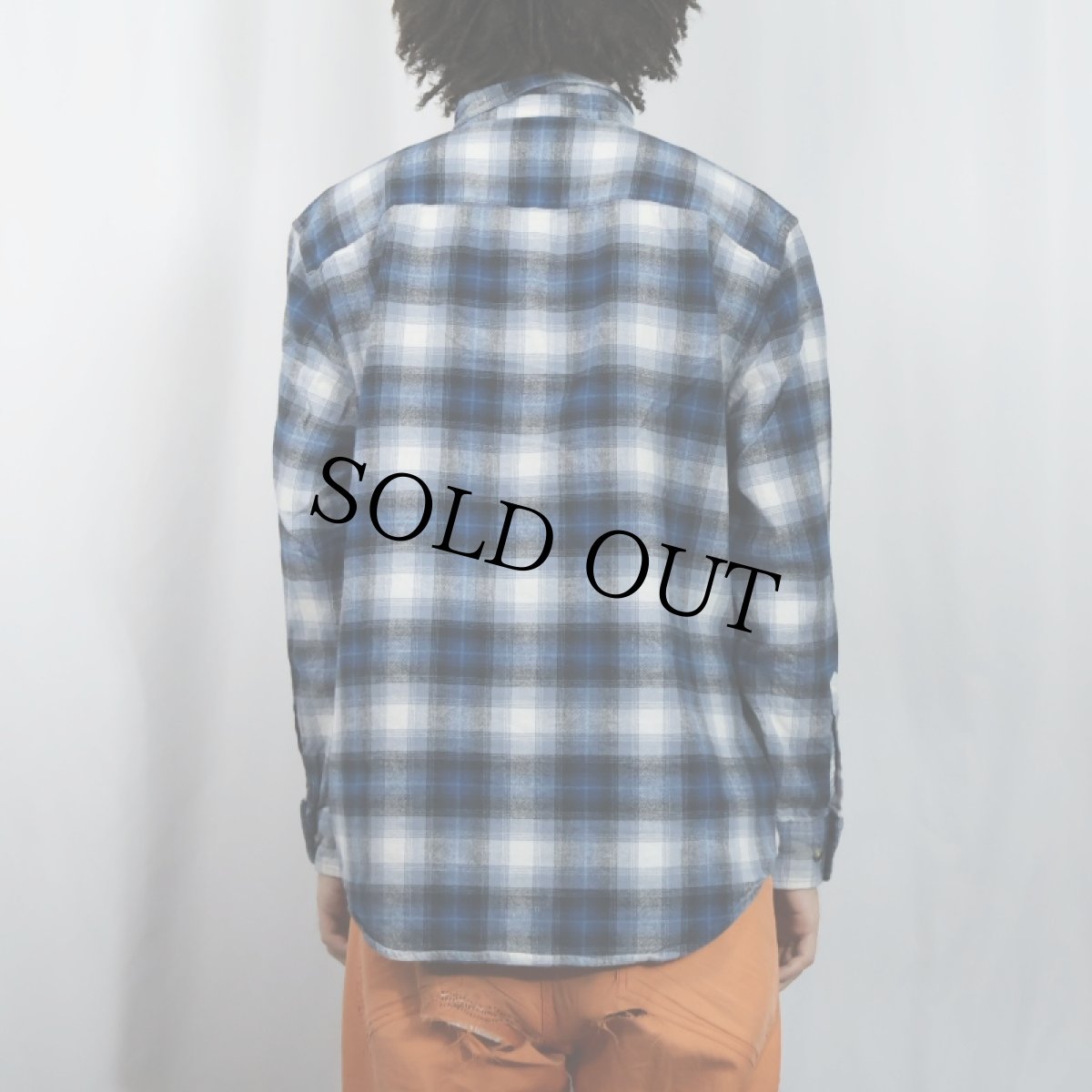 画像3: PENDLETON "MASON" オンブレーチェック柄 コットンボタンダウンシャツ L (3)