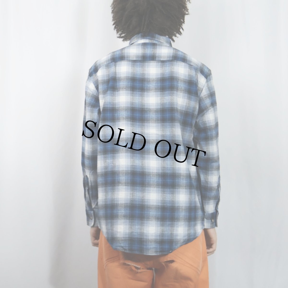 画像3: PENDLETON "MASON" オンブレーチェック柄 コットンボタンダウンシャツ M (3)
