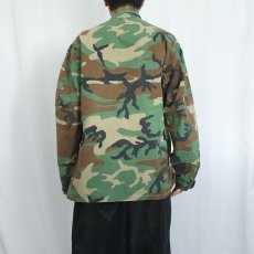 画像3: 80's U.S.ARMY ウッドランドカモ柄 BDUジャケット MEDIUM-LONG (3)