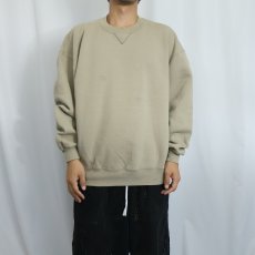画像2: 90's RUSSELL ATHLETIC USA製 前V 無地スウェット XL (2)