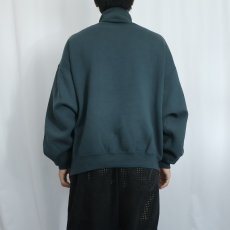 画像3: 90's RUSSELL ATHLETIC USA製 ハーフジップ 無地スウェット XXL (3)