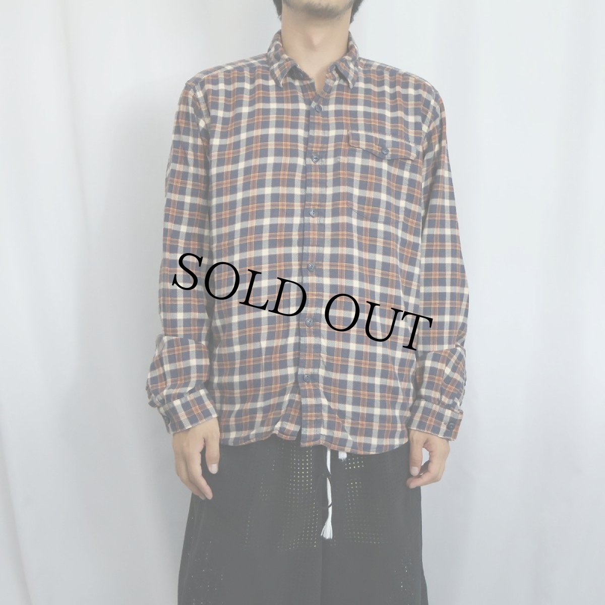 画像2: 2019AW Patagonia "ORGANIC COTTON" チェック柄 ネルシャツ M (2)