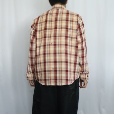 画像3: 70〜80's チェック柄 ヘビーネルシャツ  (3)