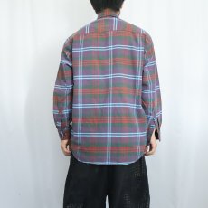 画像3: 90's GAP チェック柄 コットンボタンダウンシャツ (3)