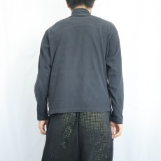 画像3: NIKE ACG ハーフジップ ロゴ刺繍 ポリエステルロンT BLACK M (3)