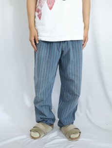 画像2: 80〜90's L.L.Bean USA製 ストライプ柄 コットンパンツ SIZE14 (2)