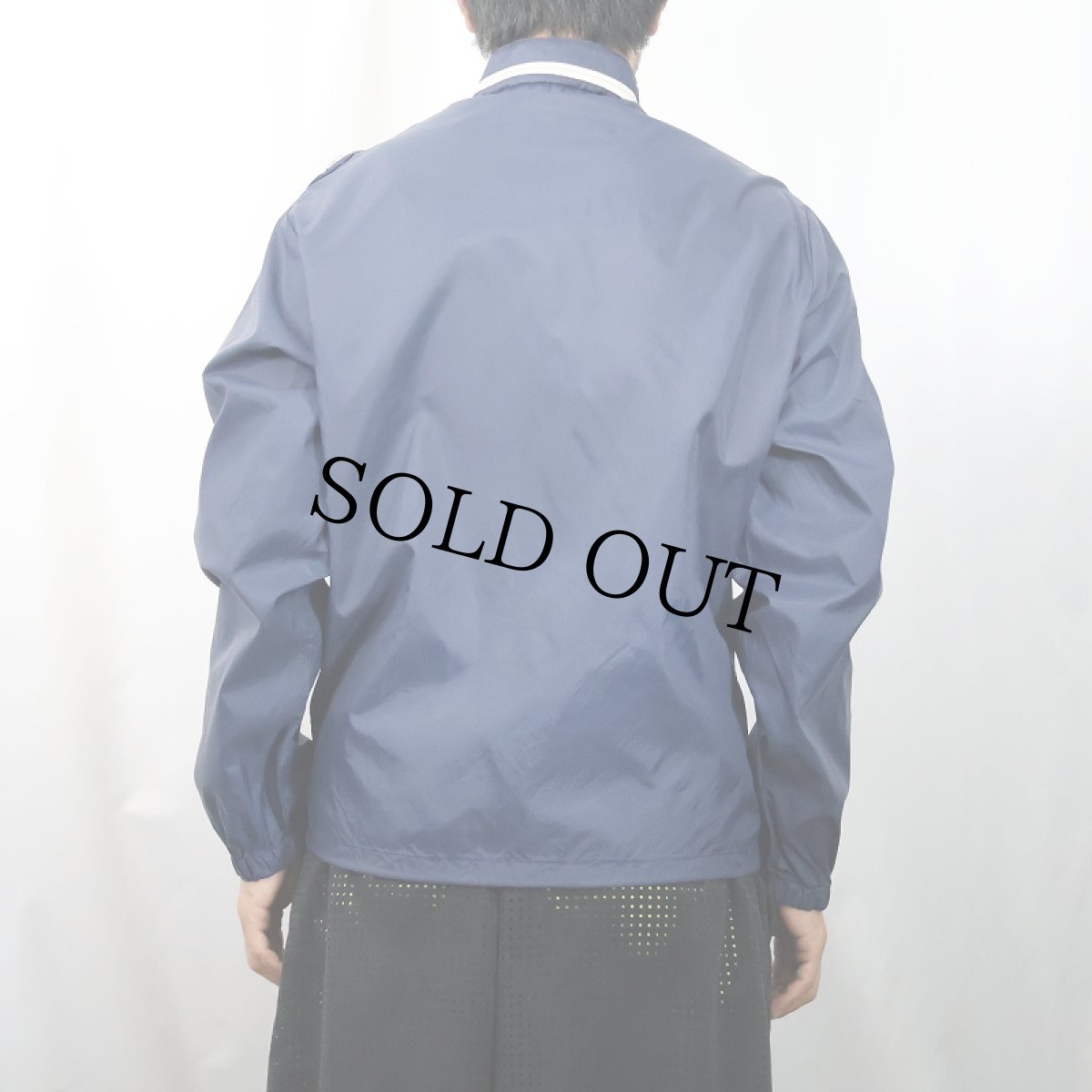 画像3: 60〜70's Champion C中ランタグ "LE MOYNE" ナイロンジップジャケット NAVY S (3)