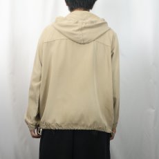 画像3: 90's DEMOCRACY USA製 レーヨン×コットンジップパーカー L (3)