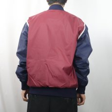 画像3: 80's adidas TAIWAN製 切り替えデザイン ナイロンジップジャケット L (3)
