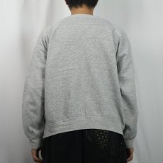 画像3: 90's Hanes USA製 "ARMY" プリントラグランスウェット L (3)