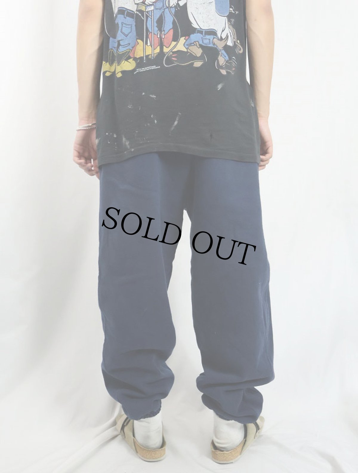 画像3: 2000's Champion REVERSE WEAVE 目付き スウェットパンツ NAVY XL (3)