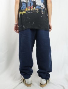 画像3: 2000's Champion REVERSE WEAVE 目付き スウェットパンツ NAVY XL (3)