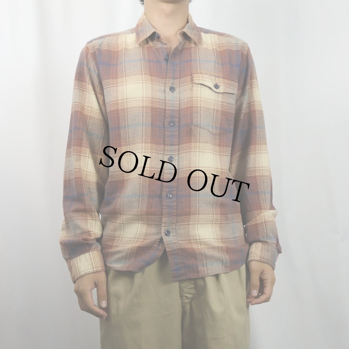 画像2: 2019AW Patagonia "ORGANIC COTTON" チェック柄 ネルシャツ S (2)