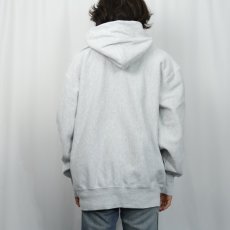 画像3: Champion AUTHENTIC ATHLETICWEAR "U.S.NAVY" プリントスウェットフーディー L (3)