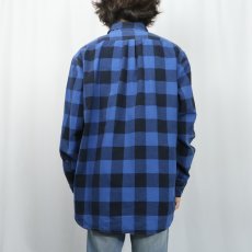画像3: FILSON バッファローチェック柄 ヘビーネルシャツ L (3)