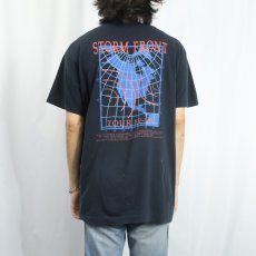 画像4: 90's BILLY JOEL "STORM FRONT TOUR 89-90" シンガーソングライター ツアーTシャツ BLACK XL (4)