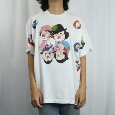 画像2: 90's M. HARRIS USA製 ピエロプリントTシャツ XXL (2)