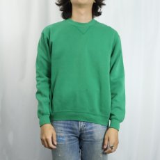 画像2: 90's RUSSELL ATHLETIC USA製 前V 無地スウェット M (2)